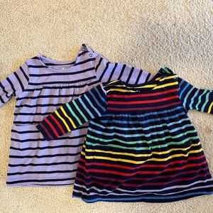 Set of 2 Primary 6-12M long sleeve tops